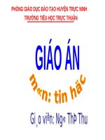 Chương VI. Bài 2. Thêm một số lệnh của Logo