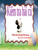 Tiết 30. Ôn tập 2 bài hát: Chú voi con ở Bản Đôn, Thiếu nhi thế giới liên hoan