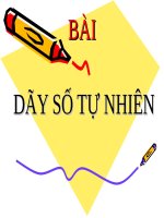 Dãy số tự nhiên