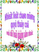 Tiết 25. Ôn tập 3 bài hát: Chúc mừng, Bàn tay mẹ, Chim sáo. Nghe nhạc