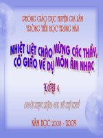 Tiết 7. Ôn tập 2 bài hát: Em yêu hòa bình, Bạn ơi lắng nghe. Ôn tập TĐN số 1