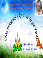 Chương VI. Bài 1. Bước đầu làm quen với Logo