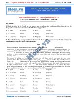 đề thi thử thpt quốc giai môn tiếng anh moon.vn