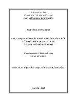 Thực hiện chính sách phát triển viên chức từ thực tiễn quận Gò Vấp, thành phố Hồ Chí Minh (tt)