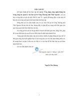 Ứng dụng công nghệ thông tin trong công tác quản lý văn bản tại sở công thương tỉnh thái nguyên 