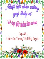 Tiết 25. Ôn tập 3 bài hát: Chúc mừng, Bàn tay mẹ, Chim sáo. Nghe nhạc