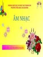 Tiết 6. TĐN: TĐN số 1. Giới thiệu một vài nhạc cụ dân tộc