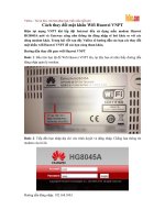 cach doi mat khau wifi huawei vnpt