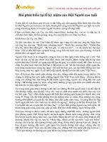 bai phat bieu tai le ky niem cua hoi nguoi cao tuoi