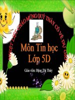 Chương VI. Bài 1. Bước đầu làm quen với Logo