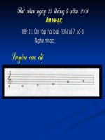 Tiết 31. Ôn tập 2 bài TĐN số 7, số 8