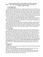 skkn Một số biện pháp giáo dục kĩ năng sống cho học sinh tiểu học