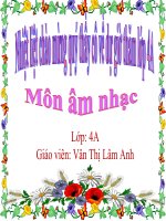 Tiết 25. Ôn tập 3 bài hát: Chúc mừng, Bàn tay mẹ, Chim sáo. Nghe nhạc