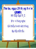 Tiết 5. OTBH: Bạn ơi lắng nghe. Giới thiệu hình nốt trắng. Bài tập tiết tấu