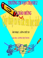 Tiết 20. OTBH: Chúc mừng. TĐN: TĐN số 5
