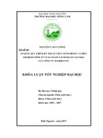Áp dụng quy trình kỹ thuật chăn nuôi phòng và điều trị bệnh viêm tử cung ở lợn nái sinh sản tại trại của công ty marphavet