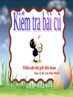 Tiết 30. Ôn tập 2 bài hát: Chú voi con ở Bản Đôn, Thiếu nhi thế giới liên hoan