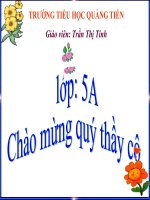Chương V. Bài 4. Thay đổi cỡ chữ và phông chữ