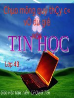 Chương V. Bài 3. Cỡ chữ và phông chữ