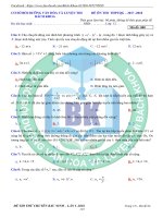 DE THI THU THPT QG 2018  giai chi tiet 