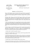 Cong van 3809 TCT DNL hoa don voi hang khuyen mai