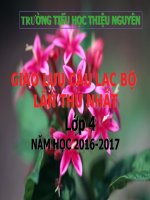 giao lưu câu lạc bộ lớp 4