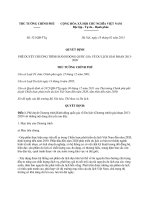 Quyết định 321 2013 QĐ-TTg - Phê duyệt Chương trình Hành động quốc gia về Du lịch giai đoạn 2013-2020