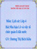 Bài 17. Nhà Hậu Lê và việc tổ chức quản lí đất nước