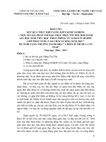 SKKN Một số giải pháp chỉ đạo thực hiện tốt đổi mới đánh giá học sinh tiểu học theo thông tư 22_2016_TT_BGDĐTgóp phần nâng cao chất lượng giáo dục