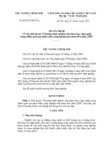 Quyết định số 61 2007 QĐ-TTG - Quyết định về chương trình nghiên cứu khoa học công nghệ trọng điểm quốc gia phát triển công nghiệp hoá dược đến năm 2020
