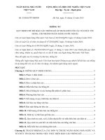 thong tu 35 2015 tt nhnn che do bao cao thong ke voi cac to chuc tin dung chi nhanh ngan hang nuoc ngoai