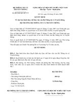 Quyết định số 03 2008 QĐ-BTTTT: Về việc ban hành Quy chế làm việc của Bộ Thông tin và Truyền thông