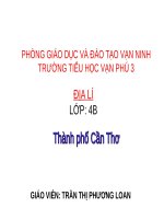 Bài 22. Thành phố Cần Thơ