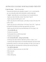 HƯỚNG DẪN CÁCH ĐỌC SƠ ĐỒ MẠCH ĐIỆN TRÊN ÔTÔ