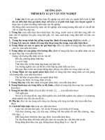 HƯỚNG DẪN TRÌNH BÀY LUẬN VĂN TỐT NGHIỆP