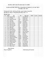 TRUONG NGOAI lop 12 lan 1 nam 2016   2017
