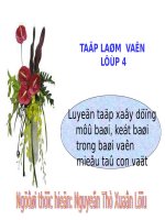 Tuần 32. Luyện tập xây dựng mở bài, kết bài trong bài văn miêu tả con vật