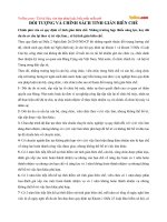 doi tuong va chinh sach tinh gian bien che