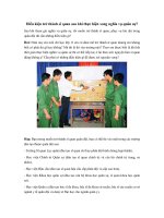 dieu kien tro thanh si quan sau khi thuc hien xong nghia vu quan su