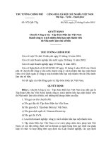 Quyết định số 975 QĐ-TTG - Chuyển Công ty mẹ - Tập đoàn Điện lực Việt Nam thành công ty trách nhiệm hữu hạn một thành viên do Nhà nước làm chủ sở hữu