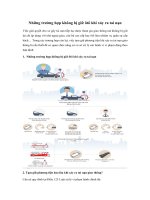 nhung truong hop khong bi giu oto khi xay ra tai nan