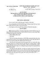 Quyết định số 2284 QĐ-TTG: Phê duyệt Đề án Triển khai Nghị định số 99 2010 NĐ-CP về chính sách chi trả dịch vụ môi trường rừng