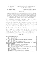 Thong tu 129 2015 TT BTC huong dan trinh tu thu tuc xu ly tai chinh voi doanh nghiep moi thanh lap