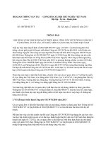 Thông báo 108 TB-BGTVT - Phương án cơ cấu, tổ chức mới của Ban Thư ký IMO Việt Nam