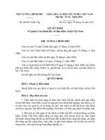 Quyết định số 04 2011 QĐ-TTG về quản lý tài chính đối với Bảo hiểm xã hội Việt Nam