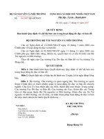 Quyết định số 04 2007 QĐ-BTNMT: Ban hành Quy định về chế độ báo cáo trong hoạt động đo đạc và bản đồ