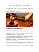 nhung chinh sach se co hieu luc tu thang 8 2017