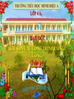 Bài 11. Giữ gìn các công trình công cộng