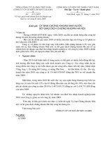 Cong van giai trinh chenh lech loi nhuan nam 2010