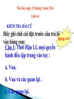 Bài 18. Trường học thời Hậu Lê